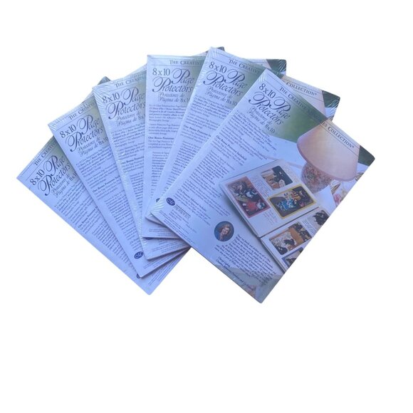 SIX Sets Creative Memories 8x10 Page Protectors New Sealed 1999 - Picture 1 of 8